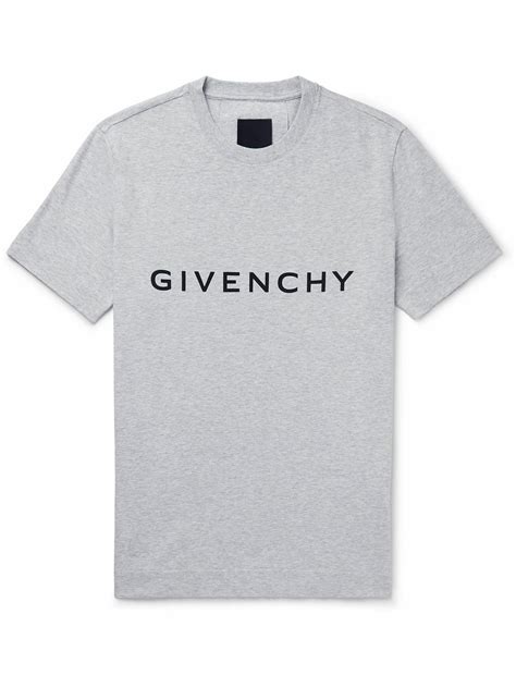 givenchy logo print cotton jersey t shirt|Givenchy t shirts for men.